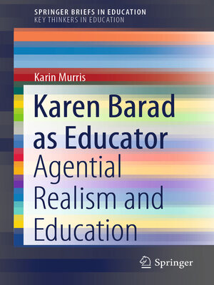 cover image of Karen Barad as Educator